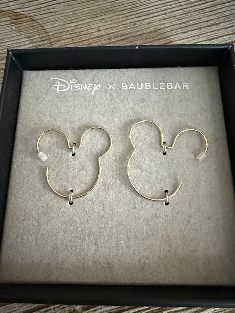 BaubleBar Disney Mickey Hoop Earrings